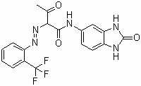 Пигмент-желто-154-Молекулярно-Структура