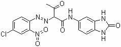 Пигмент-оранжево-36-Молекулярно-структура
